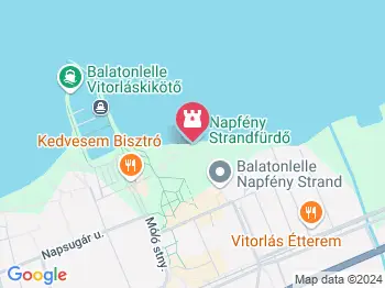 Balatonlellei Napfény Strandfürdő Balatonlelle a térképen