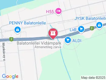 Balatonlellei Vidámpark Balatonlelle a térképen