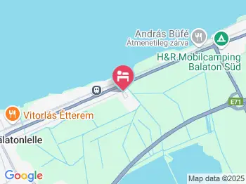 Békesziget Apartman Balatonlelle a térképen
