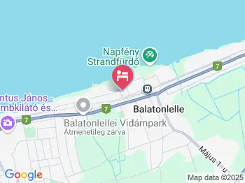 Botos Villa Balatonlelle a térképen