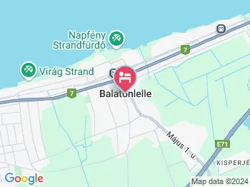 Bubu-Lak Balatonlelle a térképen