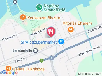 Budapest Várhat Fagyizó Balatonlelle a térképen