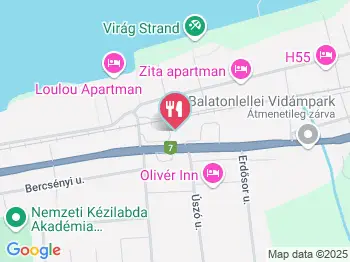 Bugi Étterem Balatonlelle a térképen