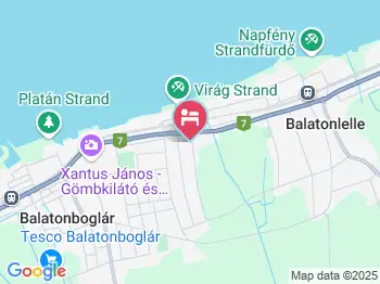 Csaba Ház Balatonlelle a térképen