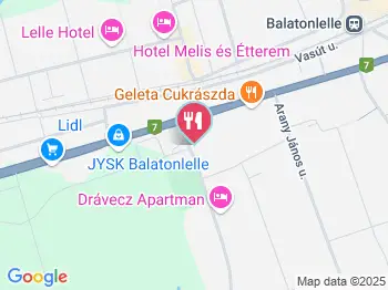 Don Benito Étterem és Pizzéria Balatonlelle a térképen