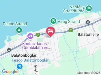 Évike Ház Balatonlelle a térképen