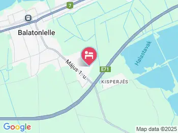 Fácán Nyaralóház Balatonlelle a térképen