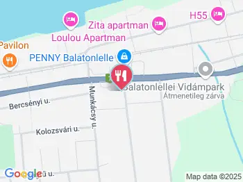 Hamburger Ház Balatonlelle a térképen