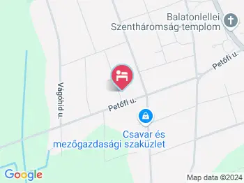 Herczku Apartman Balatonlelle a térképen