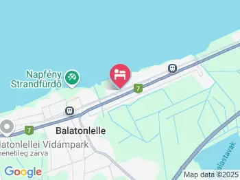 Hotel Francoise Balatonlelle a térképen