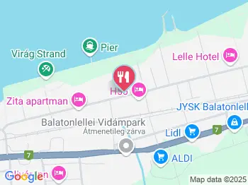 Hotel Sirály Étterme Balatonlelle a térképen