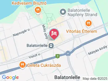 Szent István Hotel Balatonlelle Balatonlelle a térképen