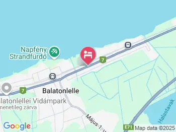 Kaposi Ház Balatonlelle a térképen