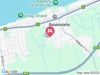 Kati Vendégház Balatonlelle a térképen