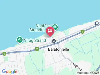 Keresztes Apartmanház Balatonlelle a térképen