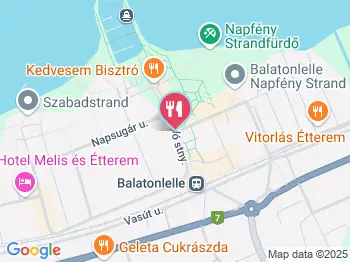 Kikötő Étterem Balatonlelle a térképen
