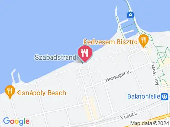 Kis Cápa Büfé Balatonlelle a térképen