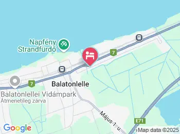 Kruppai Apartman Balatonlelle a térképen