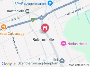 Kudomrák Fagyizó Balatonlelle a térképen