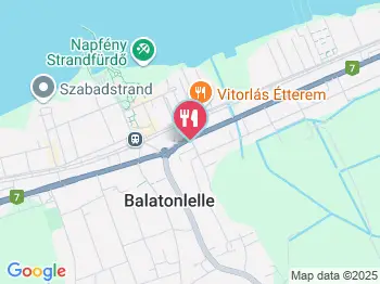 Márton Cukrászda Balatonlelle a térképen