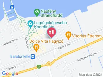 Medina Gyros Balatonlelle a térképen