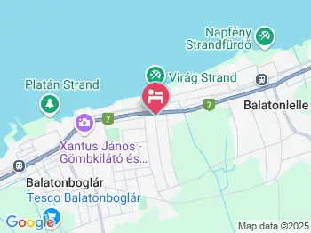 Mirtill Apartman Balatonlelle a térképen