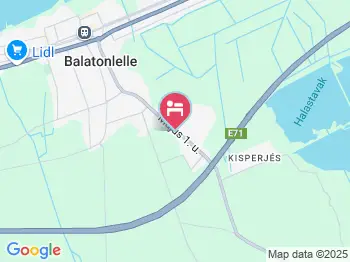 Muskátli Vendégház Balatonlelle a térképen