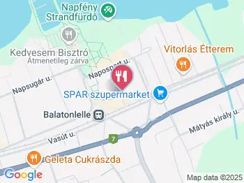 Nádfedeles Halsütő Balatonlelle a térképen