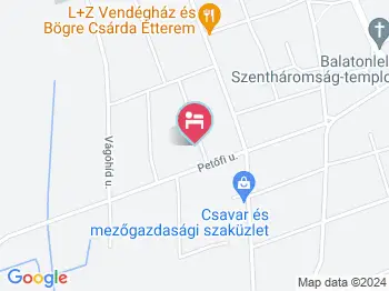 Nagy Apartmanház Balatonlelle a térképen