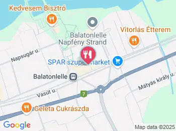 Oázis Palacsintázó & Drinkbár Balatonlelle a térképen