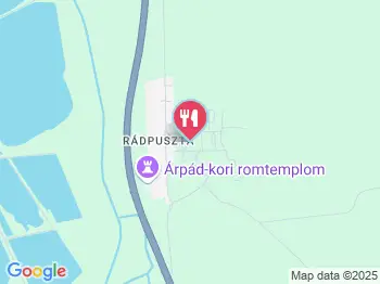 Rádpuszta Csárda & Szabadidő Centrum Balatonlelle a térképen