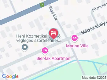 Regina Villa Balatonlelle a térképen