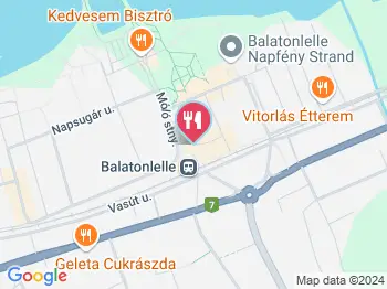 Retro Falatozó Balatonlelle a térképen