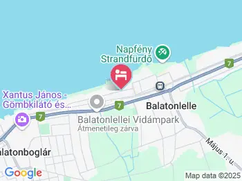 Rózsakert Apartman 30 Balatonlelle a térképen