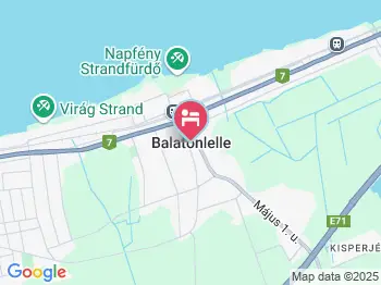Sirály Hotel Balatonlelle a térképen
