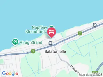Tulipán Ház Balatonlelle a térképen