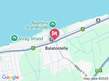 Villa-Gróf Balatonlelle a térképen