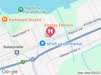 Vitorlás Étterem Balatonlelle a térképen