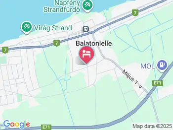 Zsuzsa Apartmanház Balatonlelle a térképen