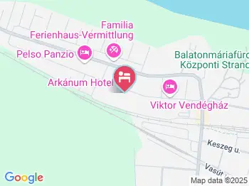 Arkánum Medhotel Balatonmáriafürdő a térképen