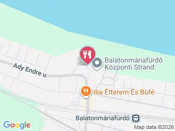 Fröccsterassz és Strandgrill Erika Balatonmáriafürdő a térképen