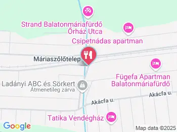 Őrház Fagyizó-Büfé Balatonmáriafürdő a térképen