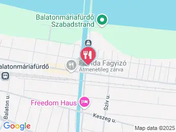 Promenád Étterem és Kávézó Balatonmáriafürdő a térképen