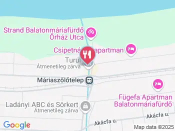 Turul Étterem Balatonmáriafürdő a térképen