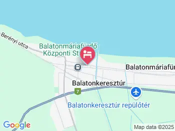 Villa Mária Balatonmáriafürdő a térképen
