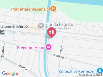 Vitorlás Fagyizó Balatonmáriafürdő a térképen