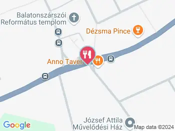 Anno Taverna Balatonszárszó a térképen