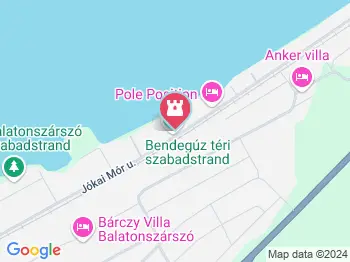 Bendegúz téri szabadstrand Balatonszárszó a térképen