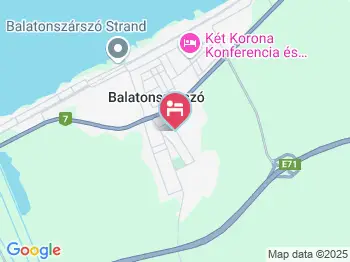 Bettina Nyaralóház Balatonszárszó a térképen