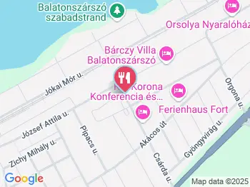 Hotel Holiday Étterme Balatonszárszó a térképen